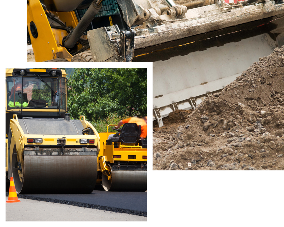 Excavatione et asphaltage